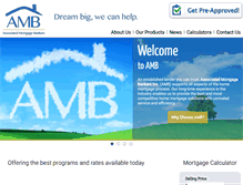 Tablet Screenshot of ambmortgage.com
